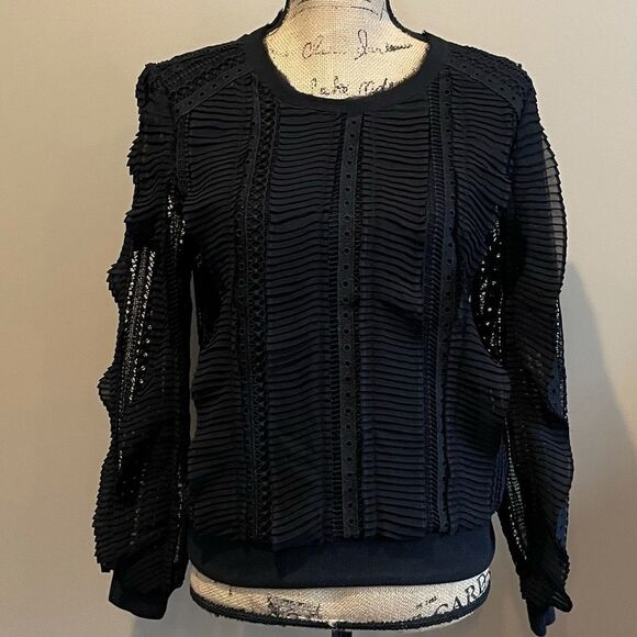 NWT Anthropologie Daniel Rainn Augusta Blouse XS #009 - Picture 4 of 4